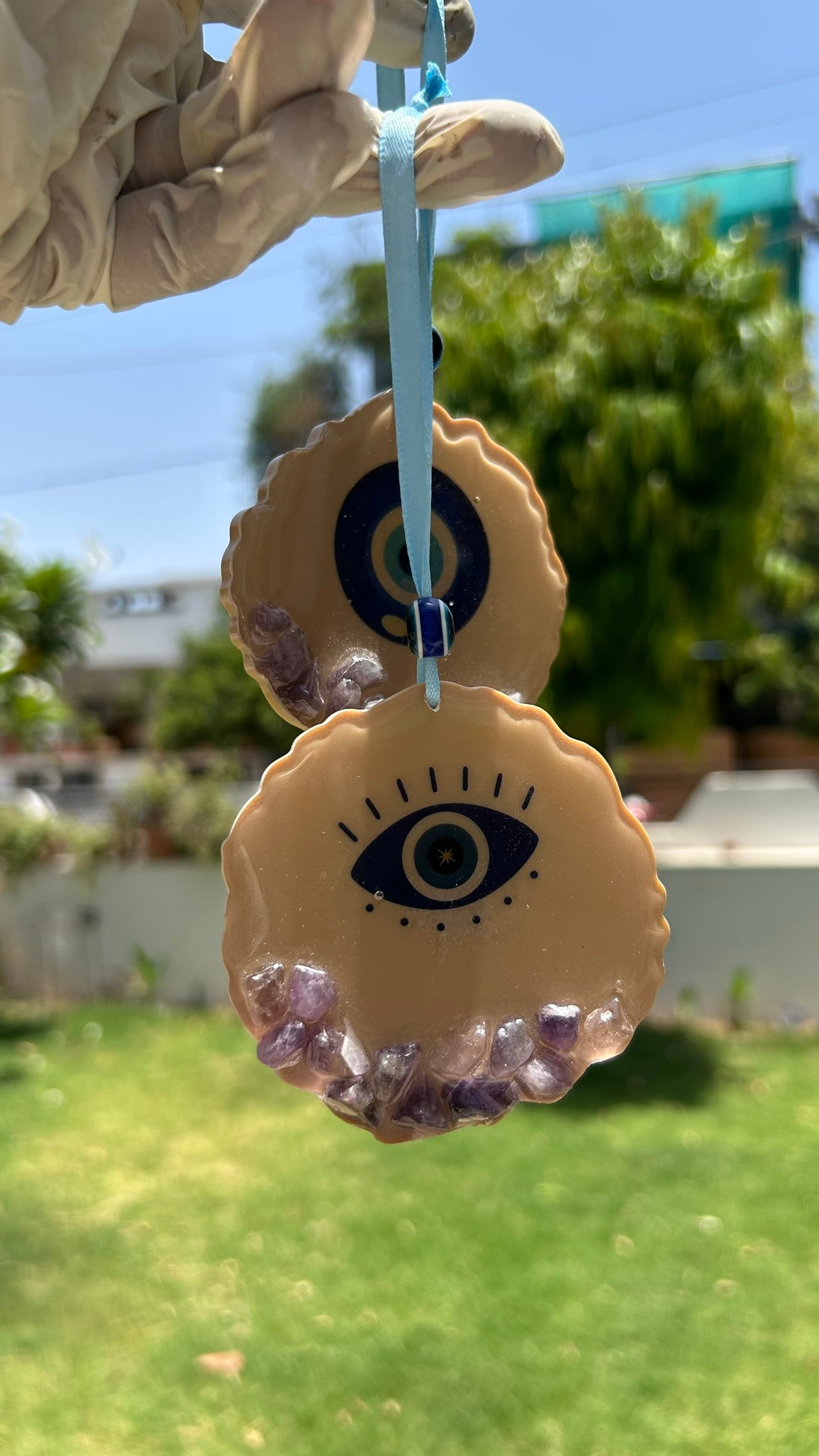 BloomDrop Car Hanging - Evil Eye | Baige I