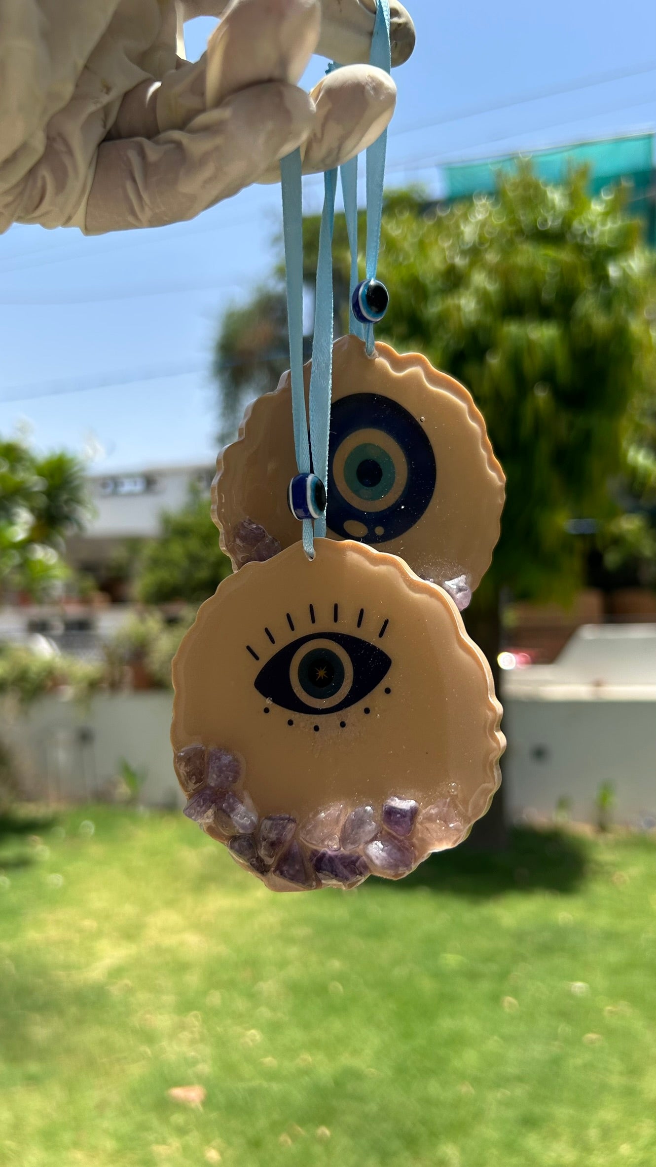 BloomDrop Car Hanging - Evil Eye | Baige I