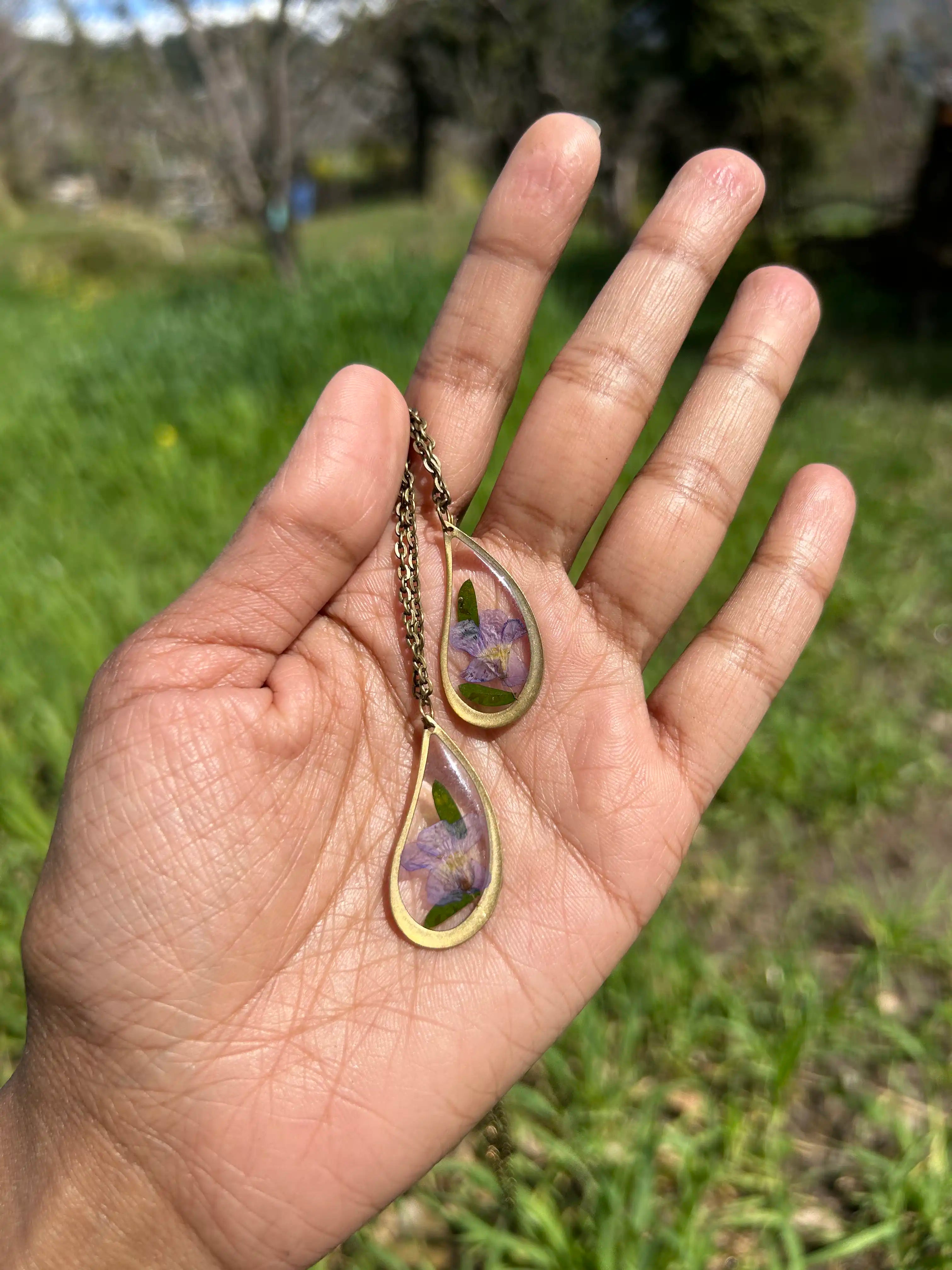 Blush Petal Necklace