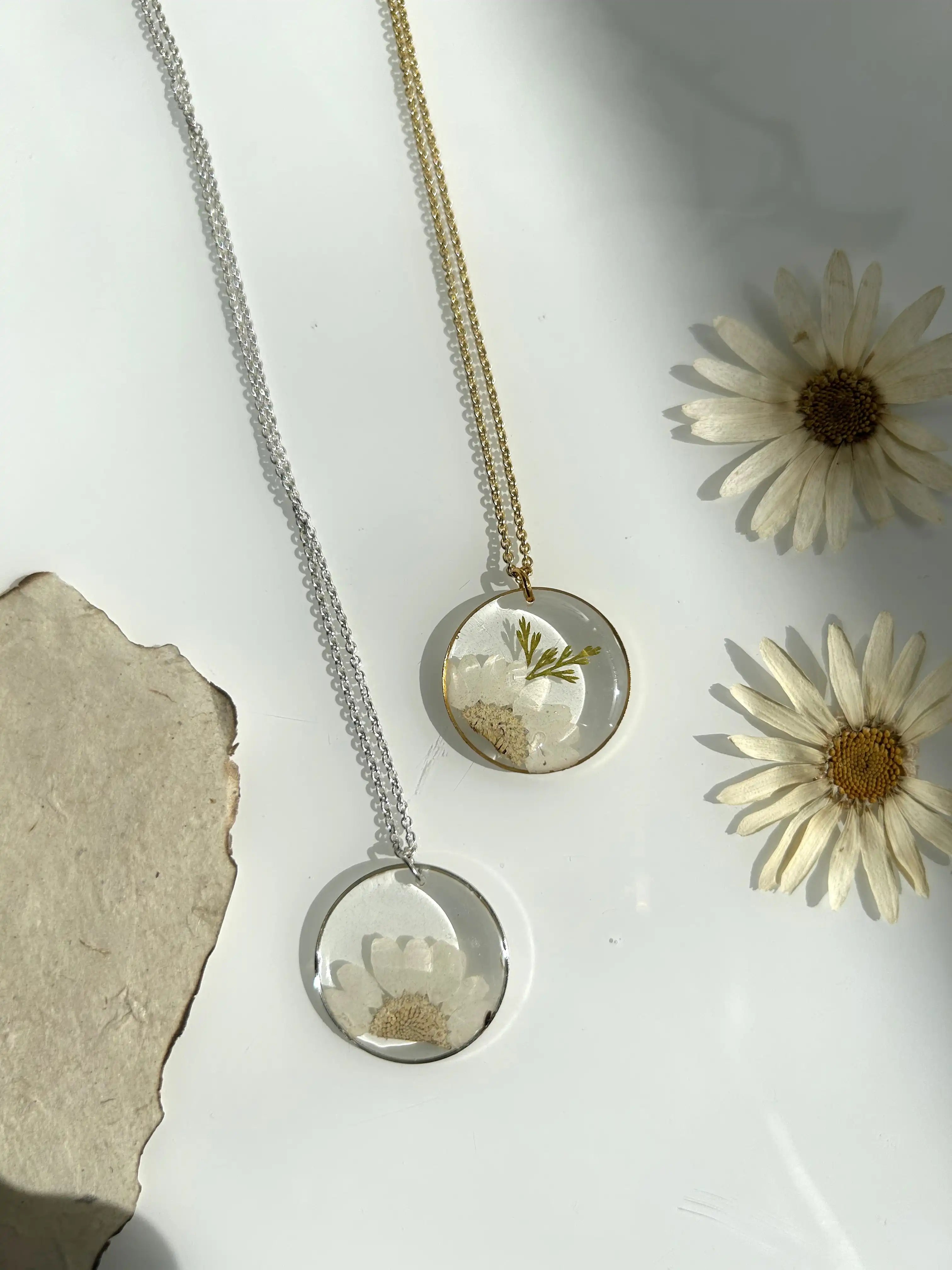Daisy Medallion Round Necklace