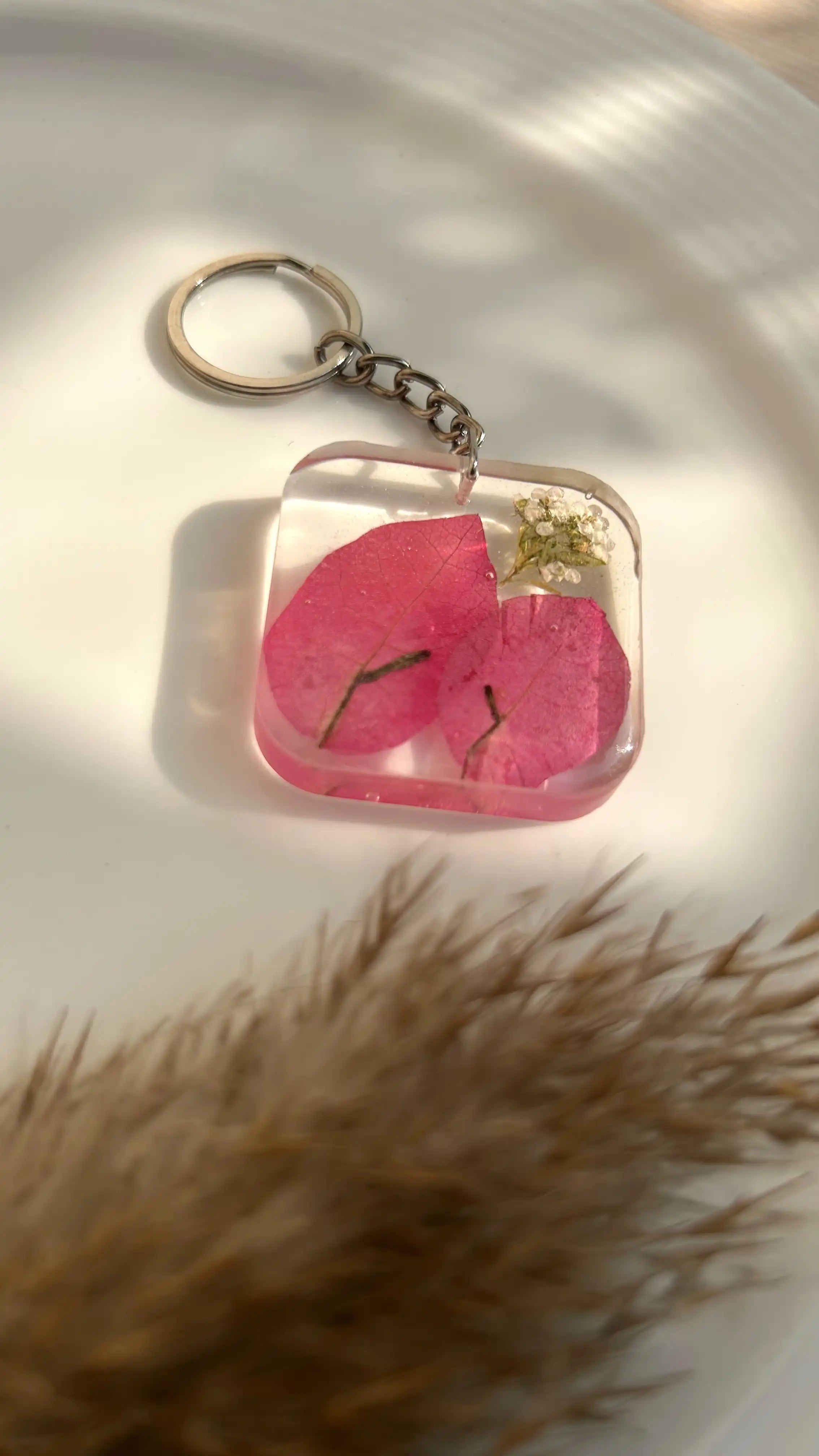 Bougainvillea Keychain