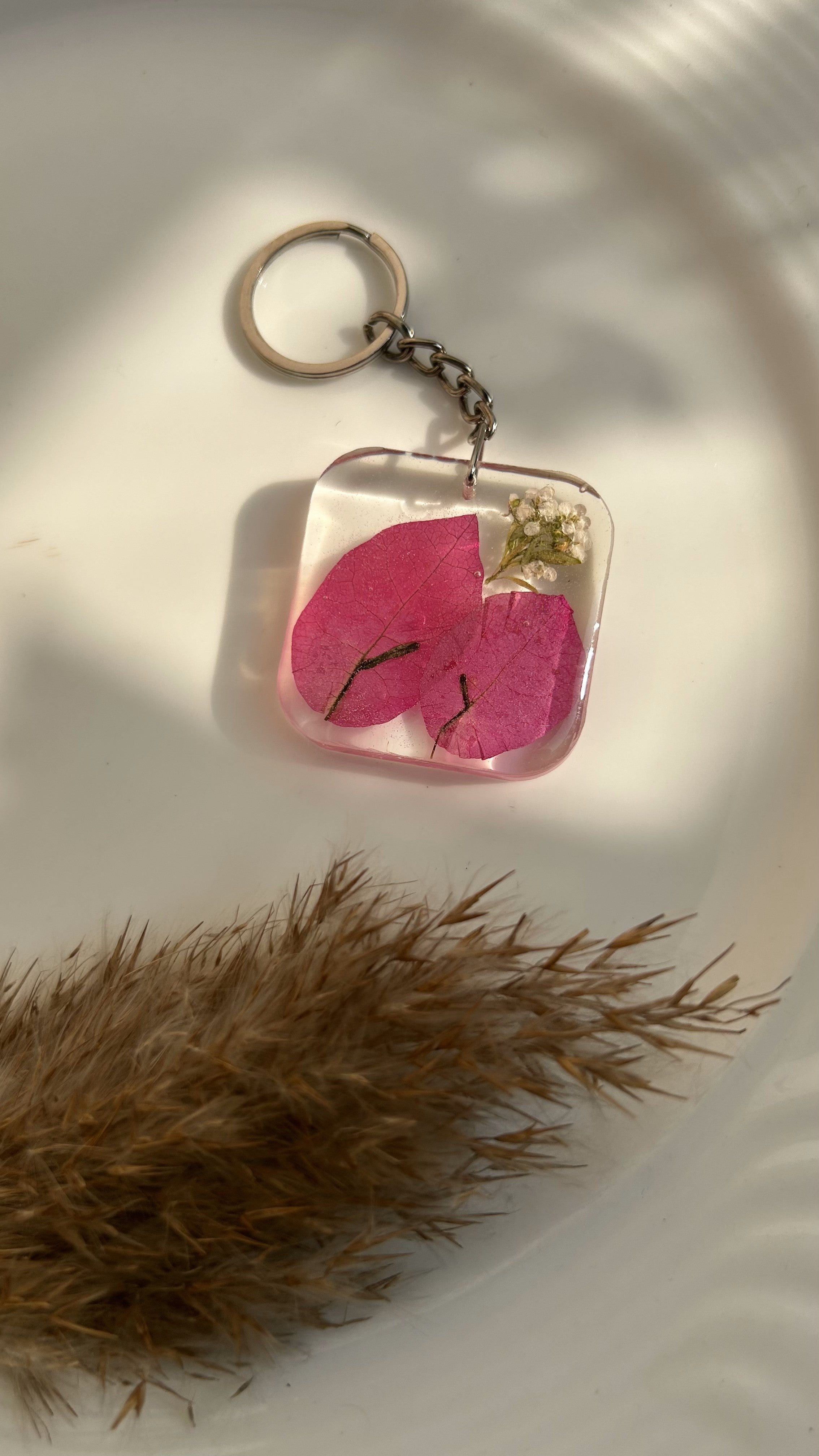 Bougainvillea Keychain