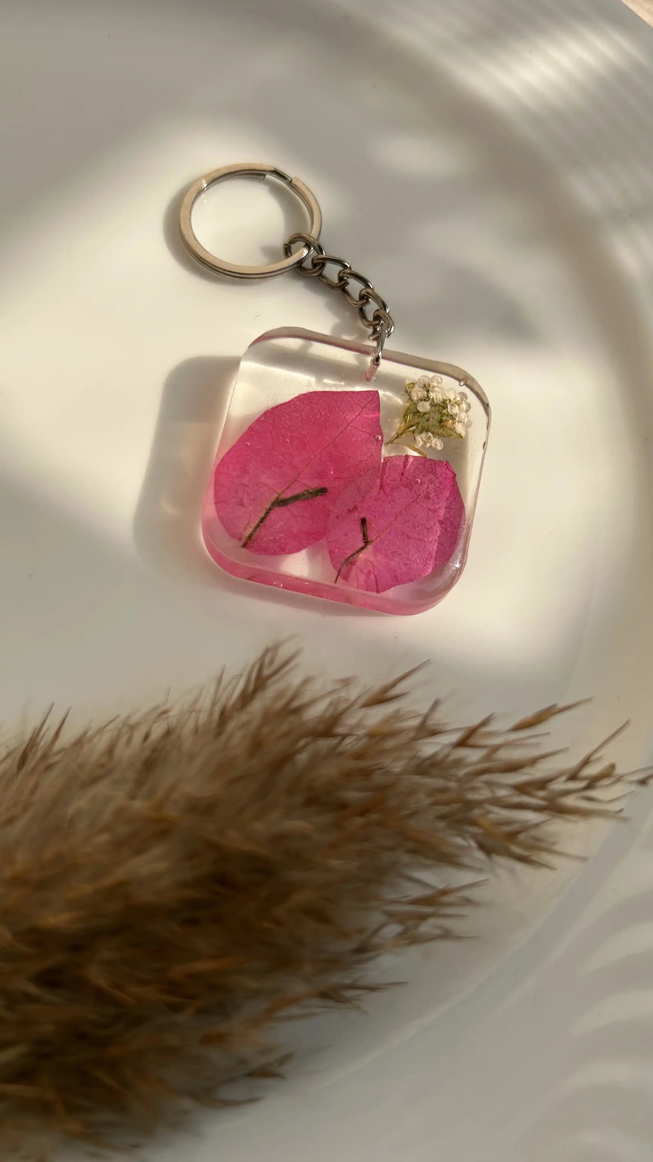Bougainvillea Keychain