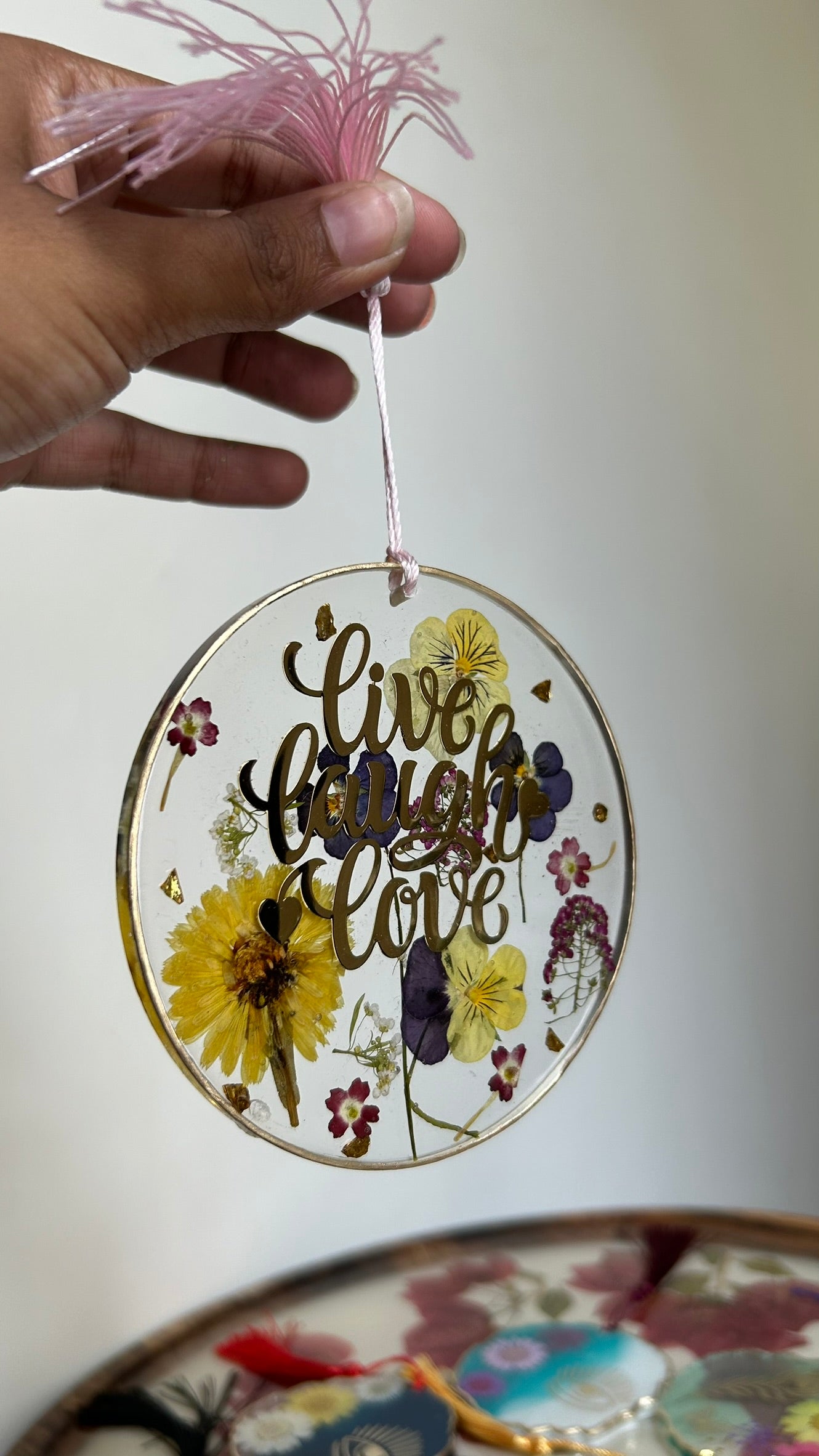 BloomDrop Car Hanging - Live Love Laugh