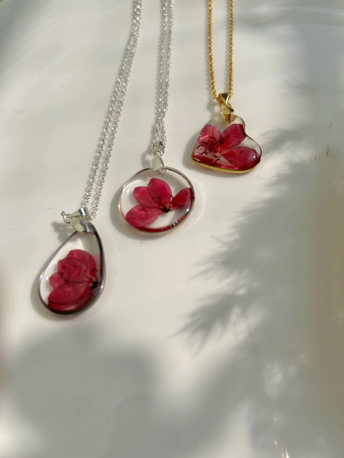 Sunlit Jatropha Necklace