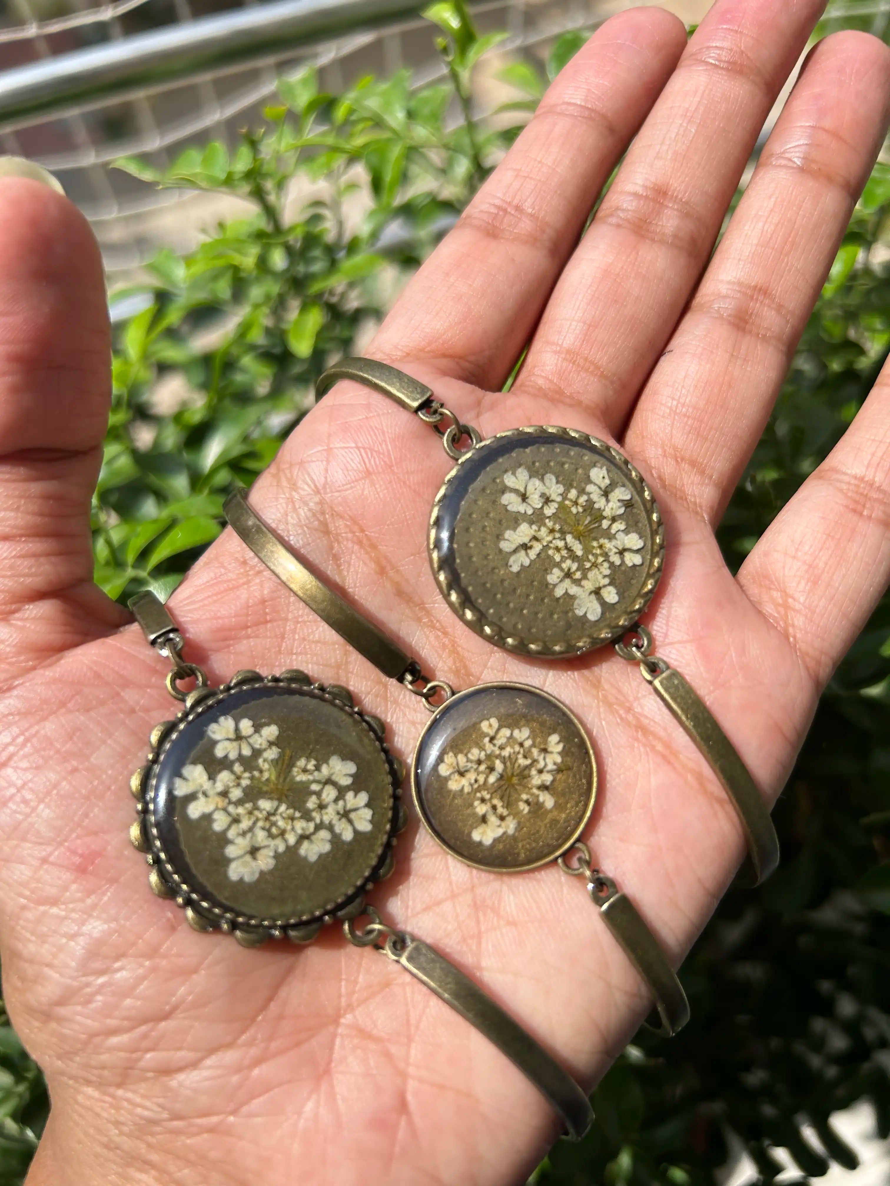 Bronze Botanical Bracelet